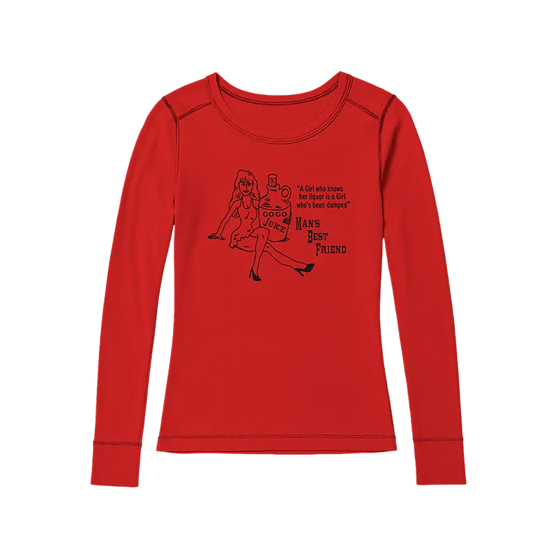 Girl Who's Been Dumped Fitted Longsleeve T-Shirt